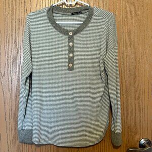 Staccato - Striped Henley Top